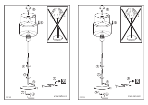 Bruksanvisning Eglo 390124 Lampa