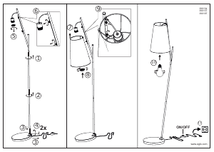 Bruksanvisning Eglo 390134 Lampa