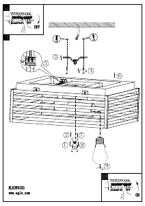 説明書 Eglo 390163 ランプ