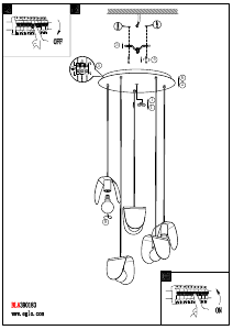 Bruksanvisning Eglo 390183 Lampa