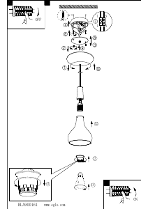 Bruksanvisning Eglo 900161 Lampa