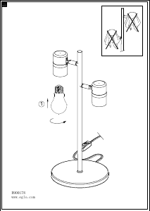 Bruksanvisning Eglo 900178 Lampa