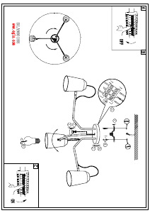 Bruksanvisning Eglo 900188 Lampa