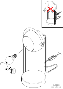 Bruksanvisning Eglo 900314 Lampa