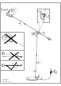 Bruksanvisning Eglo 900354 Lampa