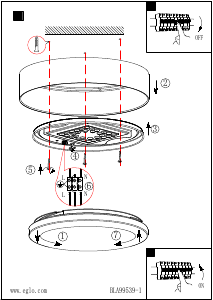 Bruksanvisning Eglo 900463 Lampa