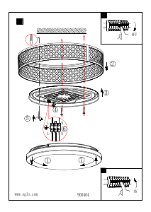 Bruksanvisning Eglo 900464 Lampa