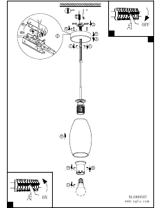 Bruksanvisning Eglo 900507 Lampa