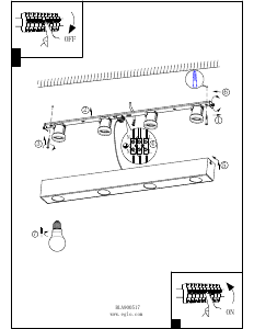 Bruksanvisning Eglo 900517 Lampa