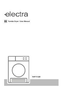 Manual Electra THP7112W Dryer