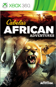 Manual Microsoft Xbox 360 Cabelas African Adventures