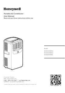 Manual Honeywell MO08CESWS6 Air Conditioner
