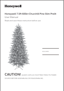Handleiding Honeywell W14L0689 Kerstboom