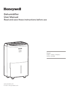 Manual Honeywell TP30WKN Humidifier