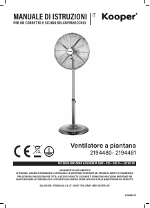 Manuale Kooper 2194481 Ventilatore