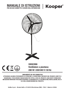 Manual Kooper 5902398 Fan
