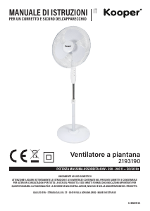 Manual Kooper 2193190 Fan