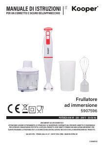 Handleiding Kooper 5907596 Staafmixer