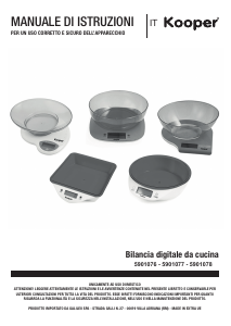 Manual Kooper 5901077 Balança de cozinha