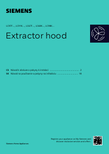 Manuál Siemens LC97FLP60I Odsavač par