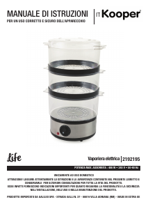 Manuale Kooper 2192195 Vaporiera