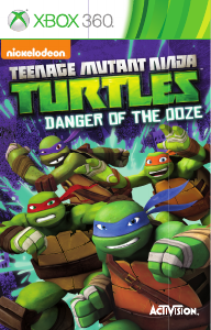 Handleiding Microsoft Xbox 360 Teenage Mutant Ninja Turtles - Danger of the Doze