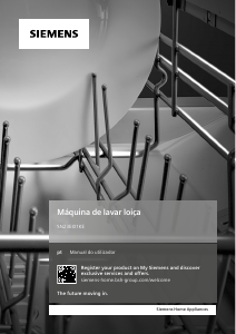Manual Siemens SN23EI01KE Máquina de lavar louça