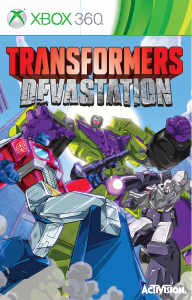 Manual Microsoft Xbox 360 Transformers - Devastation