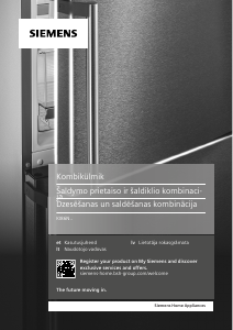 Rokasgrāmata Siemens KI86NADD0 Ledusskapis ar saldētavu