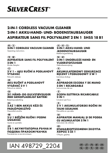 Manual SilverCrest IAN 498729 Vacuum Cleaner