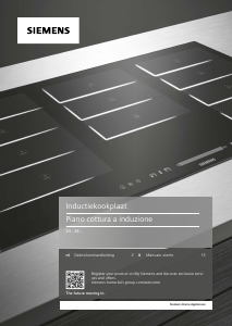 Manuale Siemens EH651BEB6E Piano cottura