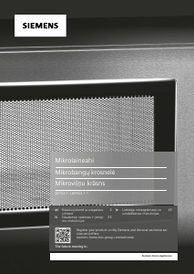 Rokasgrāmata Siemens BF722L1B1 Mikroviļņu krāsns