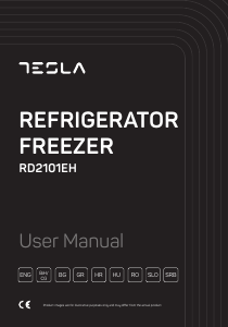 Priročnik Tesla RD2101EH Hladilnik in zamrzovalnik