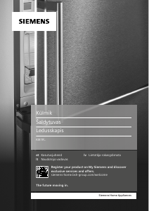 Vadovas Siemens KI81RAFE2 Šaldytuvas