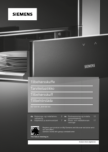 Brugsanvisning Siemens BI710E1B1 Varmeskuffe