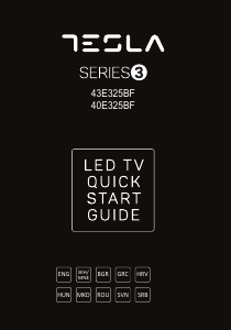 Manual Tesla 40E325BF Televizor LED