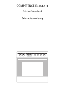 Bedienungsanleitung AEG E33512-4-M Herd