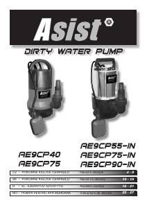 Manual Asist AE9CP55-IN Pompă de grădină