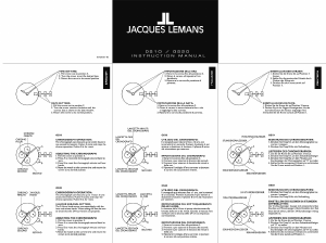Bedienungsanleitung Jacques Lemans 1-1344 Armbanduhr