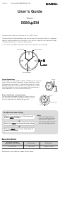 Manual Casio Sheen SHE-4550G-9AUER Watch