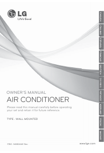Manual LG S09BF Air Conditioner