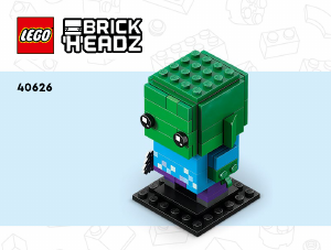 Manual Lego set 40626 Brickheadz Zombie