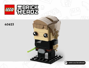 Vadovas Lego set 40623 Brickheadz Endoro mūšio herojai