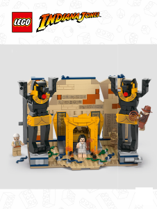 Bruksanvisning Lego set 77013 Indiana Jones Flykten från den försvunna gravkammaren