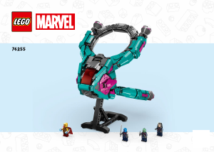 Manual Lego set 76255 Super Heroes Noua nava a Gardienilor