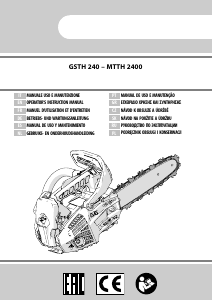 Manual de uso Oleo-Mac GSTH 240 Sierra de cadena