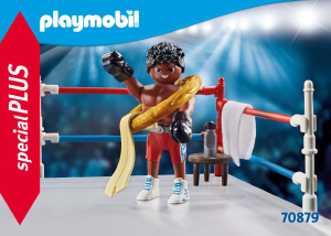 Mode d’emploi Playmobil set 70879 Special Champion de boxe