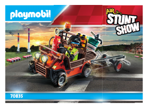 Handleiding Playmobil set 70835 Stunt Show Mobiele reparatieservice