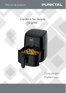 Manual de uso Punktal PK-290 FD Freidora