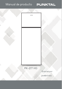 Manual de uso Punktal PK-277 Frigorífico combinado
